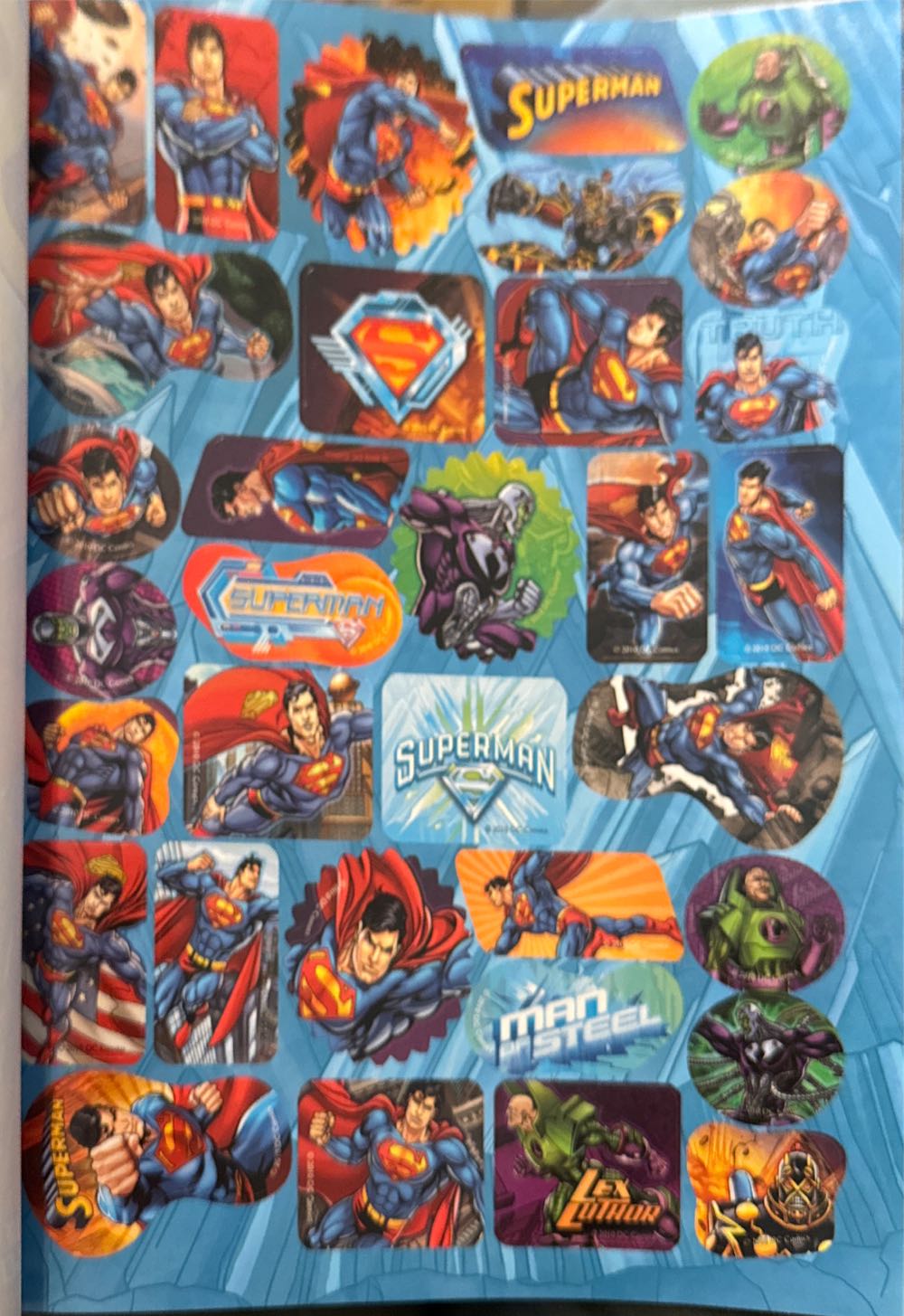 DC Superman Coloring Activity Book With Stickers  vinyl figure collectible [Barcode 805219802076] - Main Image 4