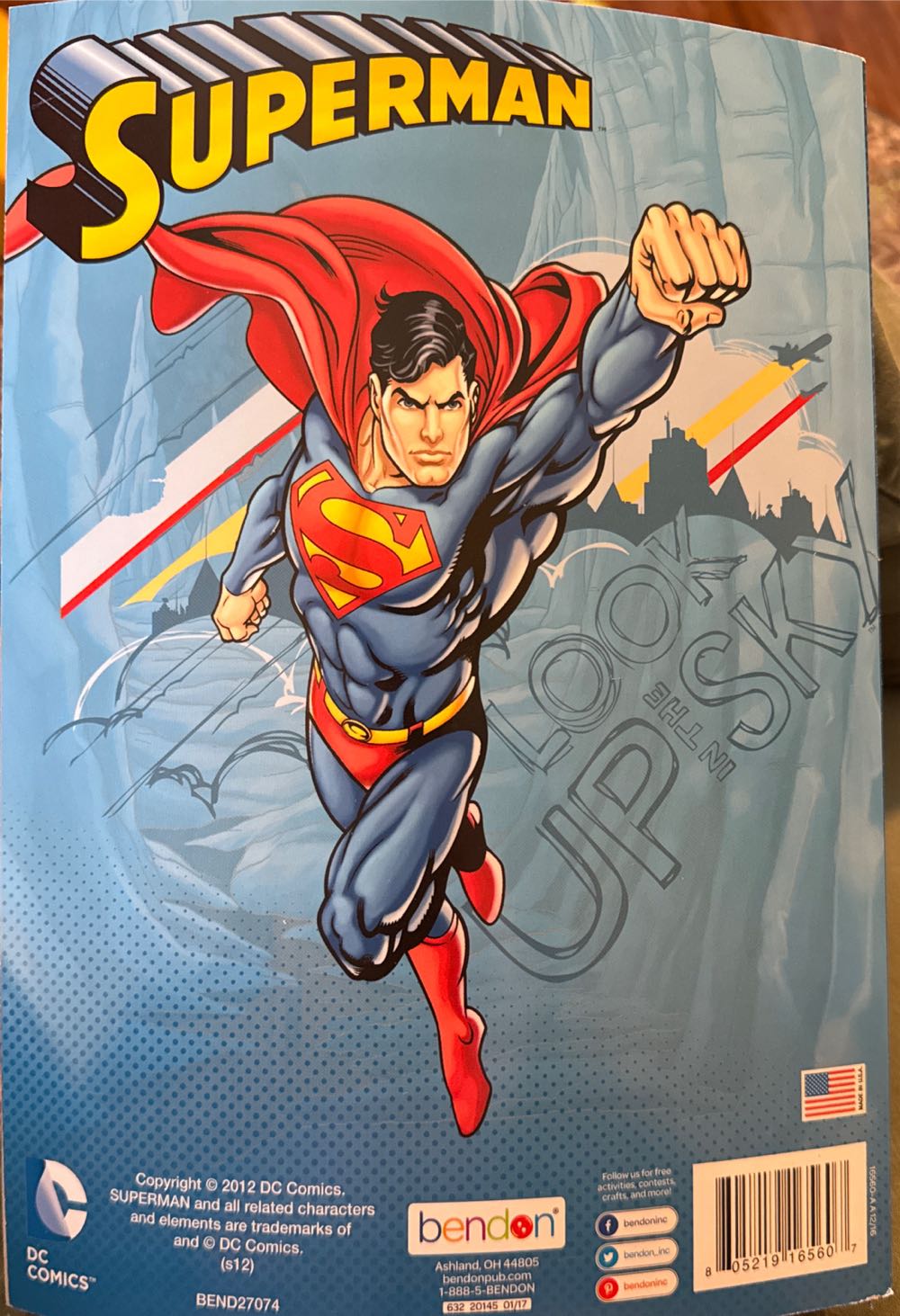 Dc Superman Jumbo Coloring & Activity Book - DC Comics vinyl figure collectible [Barcode 805219165607] - Main Image 2