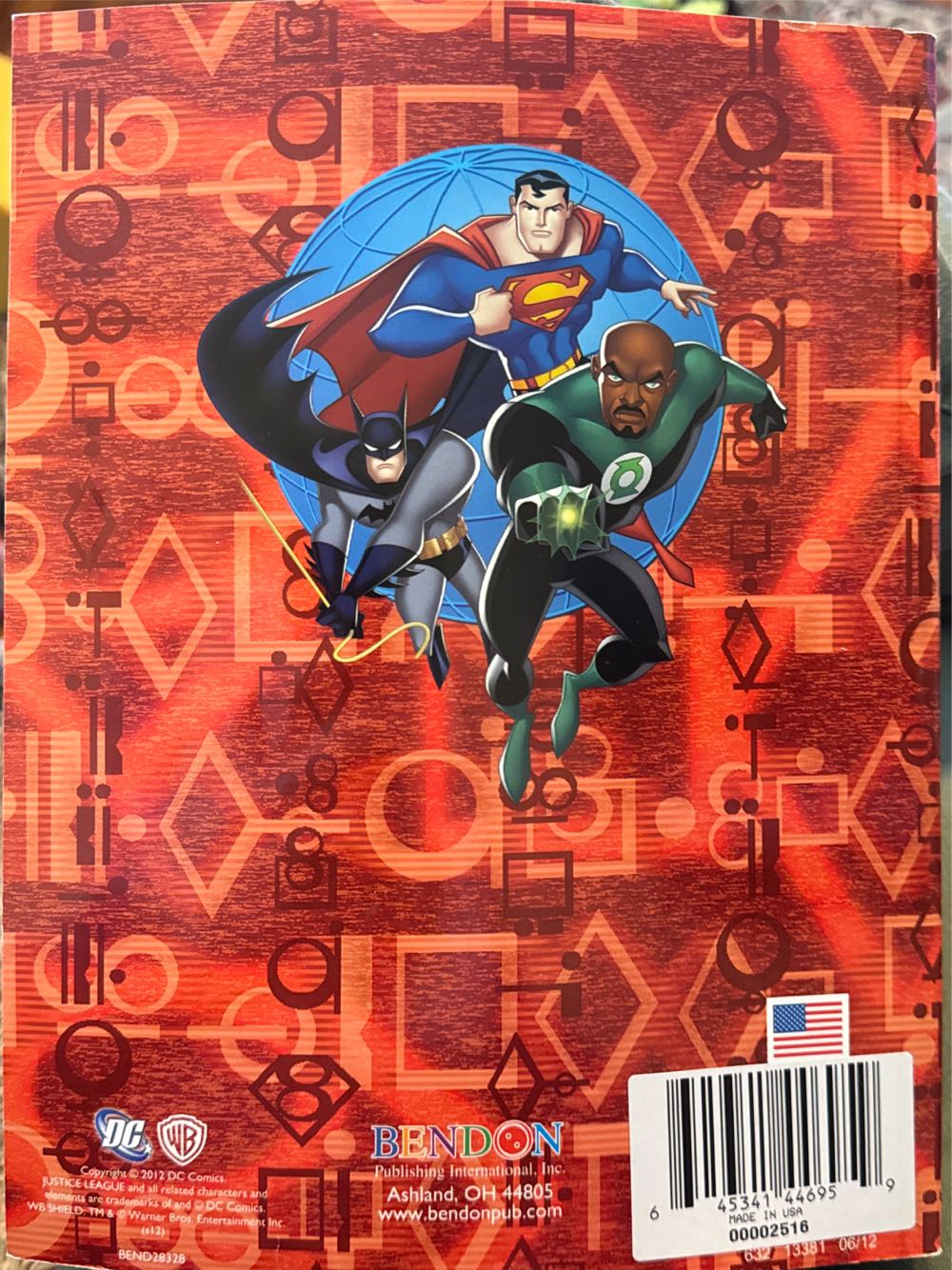 DC Justice League Unlimited Jumbo Coloring Activity Book - DC Comics vinyl figure collectible [Barcode 645341446959] - Main Image 2