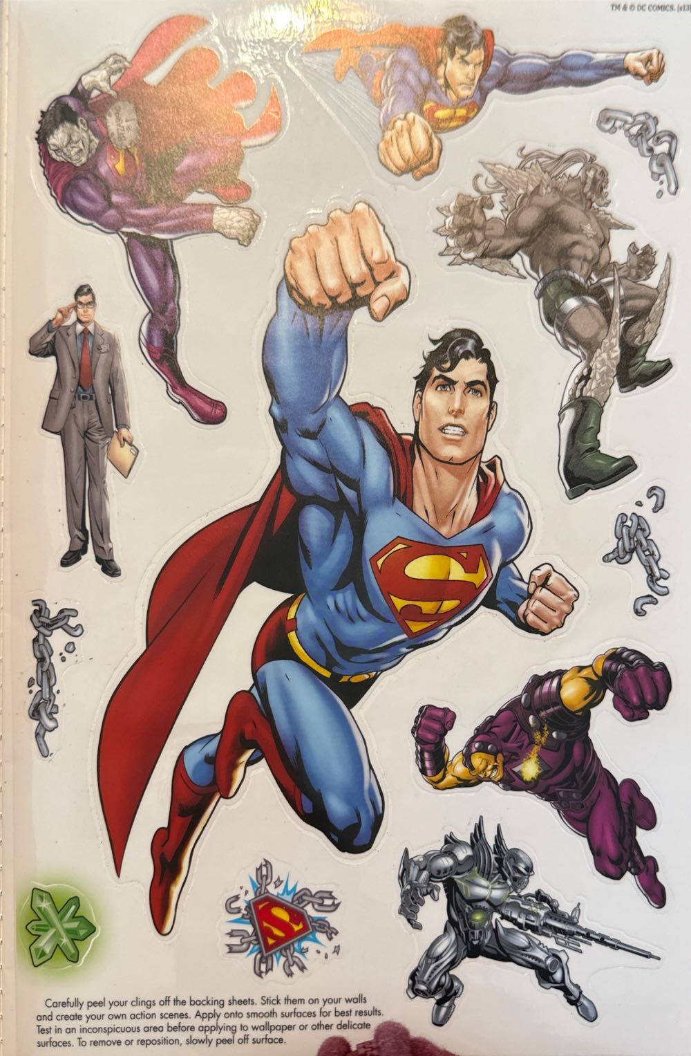 Dc Superman Flying Into Action 1 Wall Clings - DC Comics vinyl figure collectible [Barcode 9780794428402] - Main Image 3