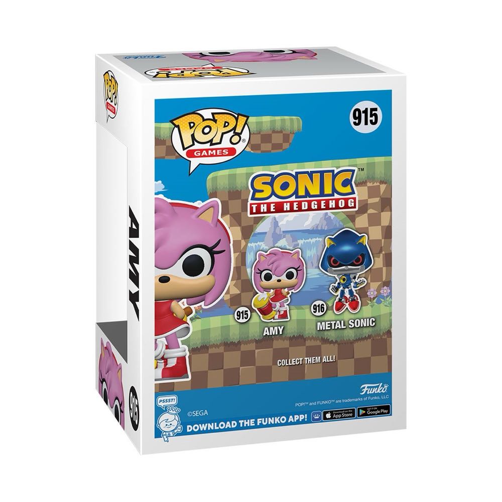 Amy - Sonic the Hedgehog vinyl figure collectible [Barcode 889698705820] - Main Image 2
