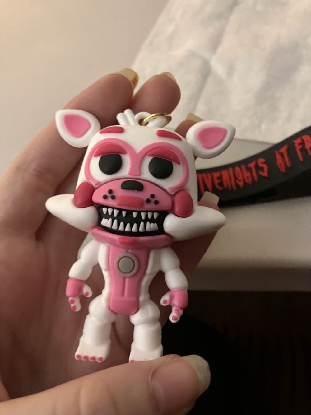 Fun foxy key chain fake funko  vinyl figure collectible - Main Image 2