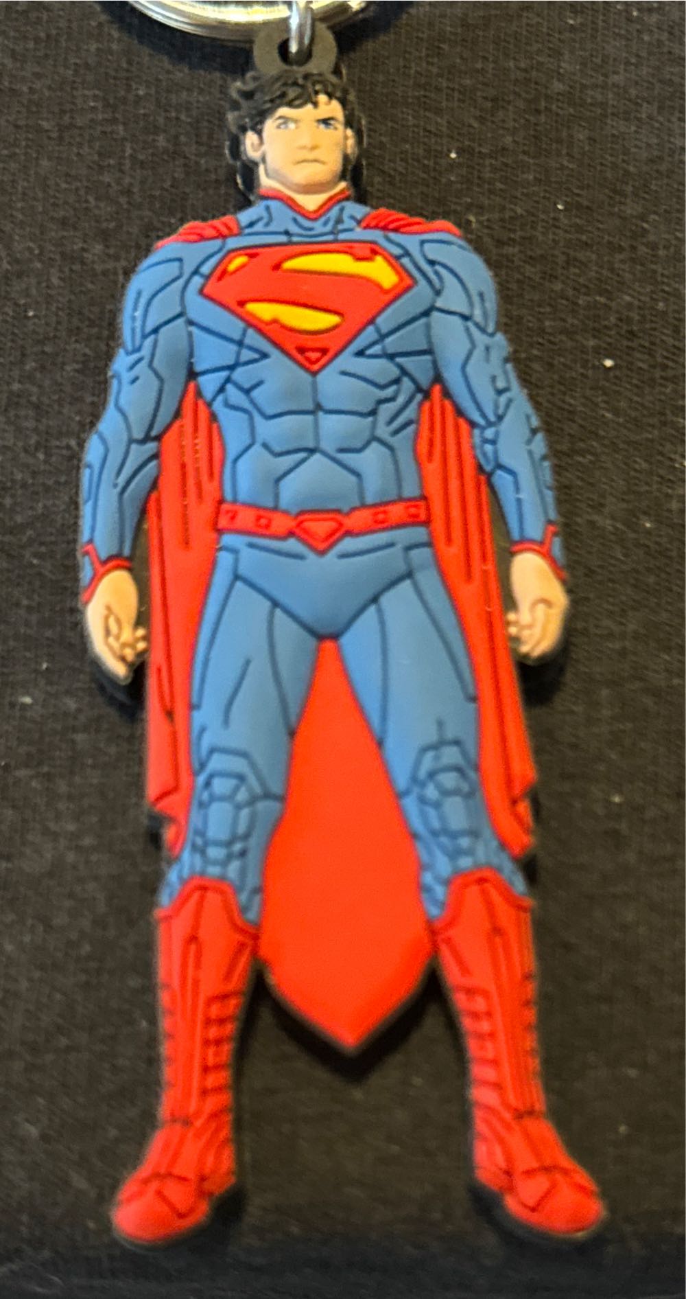 Key Ring Dc Superman Figural Soft Touch Pvc Key Ring 3” Multicolor - DC Comics vinyl figure collectible [Barcode 077764458422] - Main Image 2