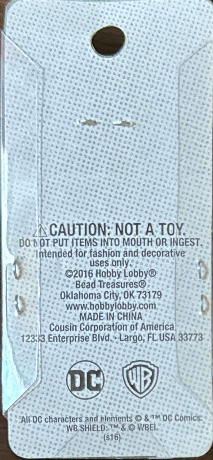 Necklace Pendant Charm Set of 3 - DC Comics vinyl figure collectible - Main Image 3