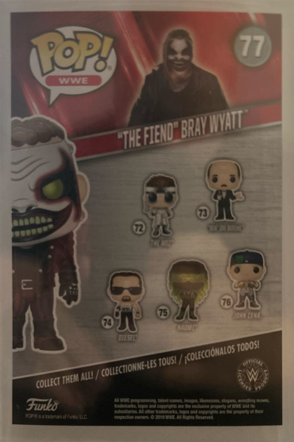The Fiend” Bray Wyatt - WWE vinyl figure collectible [Barcode 889698478069] - Main Image 2