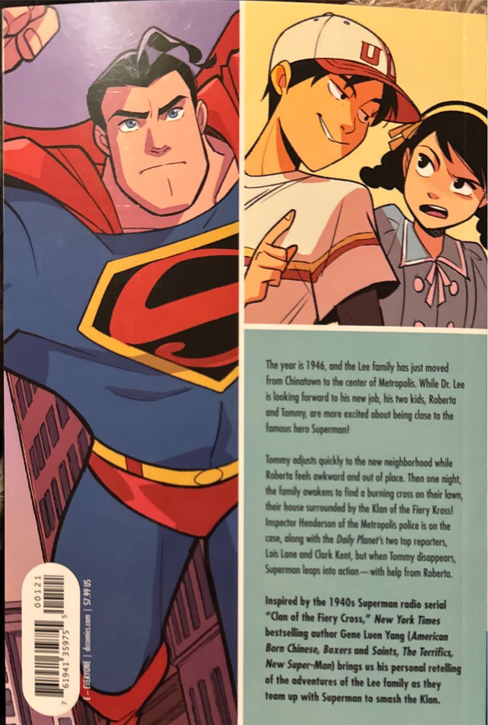 Superman Smashes The Klan #1 B Variant Kyle Baker Dc Print Nm 1 1st Of  vinyl figure collectible [Barcode 761941359755] - Main Image 2