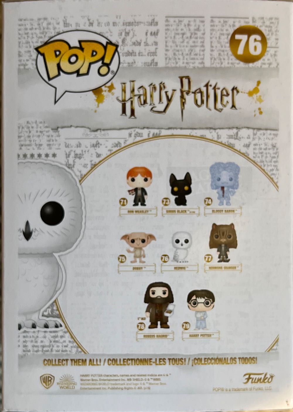 Harry Potter Hedwig  vinyl figure collectible - Main Image 3