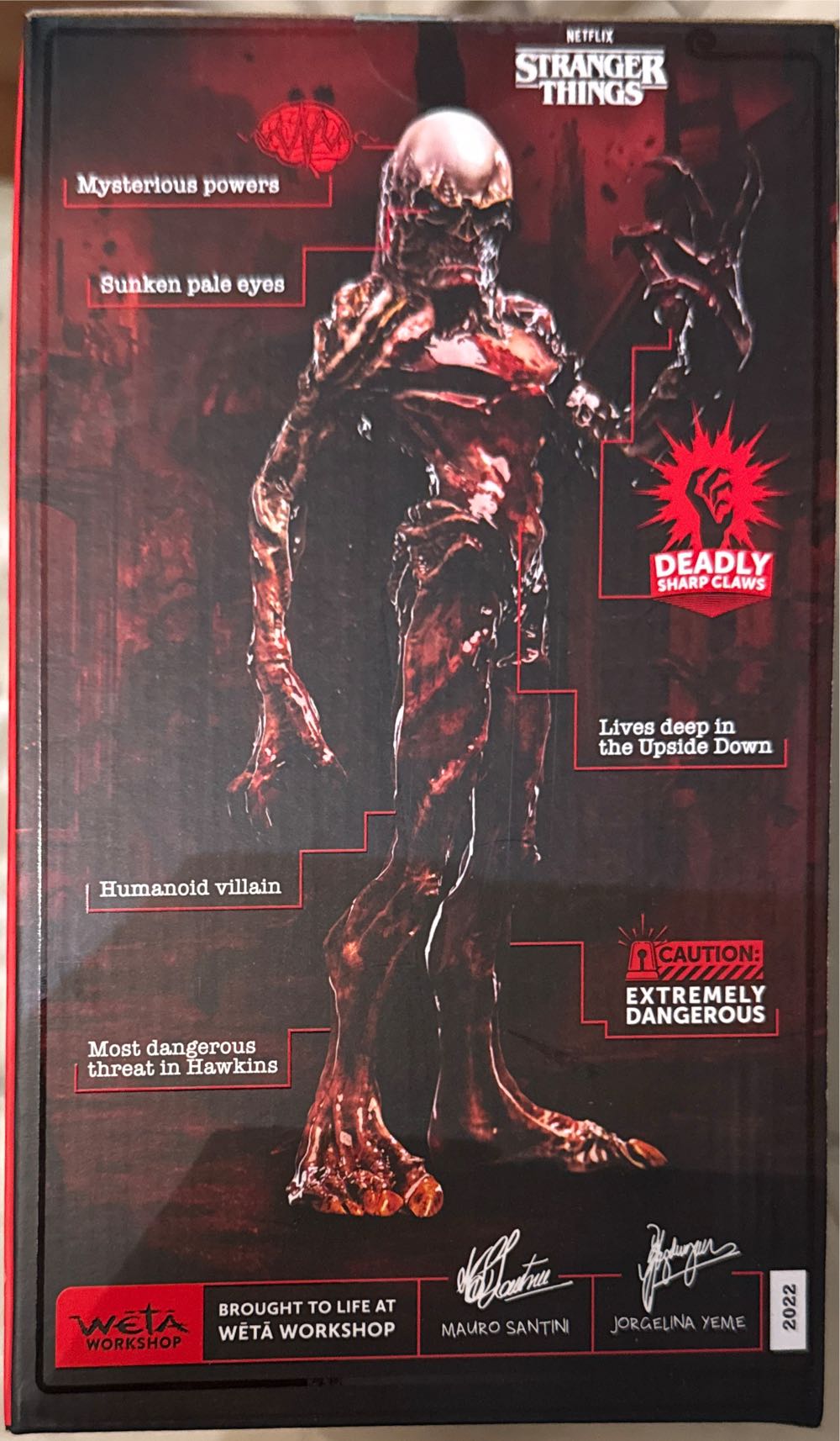 Vecna Stranger Things Weta Workshop Mini Epics Stranger Things Vecna Mini Season 4 4 17cm - Stranger Things vinyl figure collectible [Barcode 9420024739075] - Main Image 4