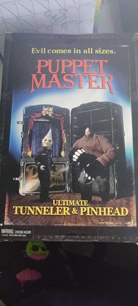 Puppet Master Pinhead & Tunneler 7”  vinyl figure collectible [Barcode 634482454947] - Main Image 2