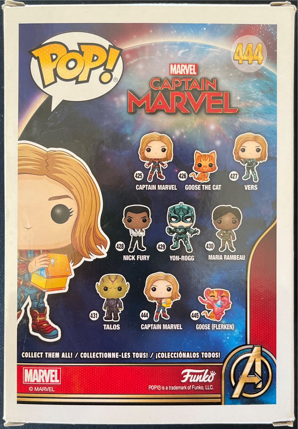 Captain Marvel - Captain Marvel vinyl figure collectible [Barcode 889698376853] - Main Image 2