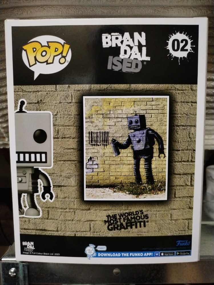 Brandalised Tagging Robot  vinyl figure collectible [Barcode 889698615174] - Main Image 2