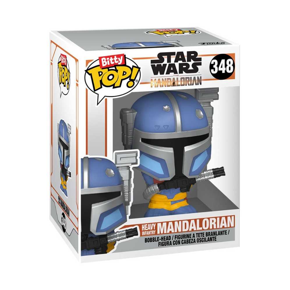 Funko Bitty Pop! The Mandalorian Mini Collectible Toys 4-pack  heavy Infantry Mandalorian The Armorer Bo-katan Kryze & Mystery Chase Figure Styles May Vary - Star Wars: The Mandalorian vinyl figure collectible [Barcode 889698754514] - Main Image 4