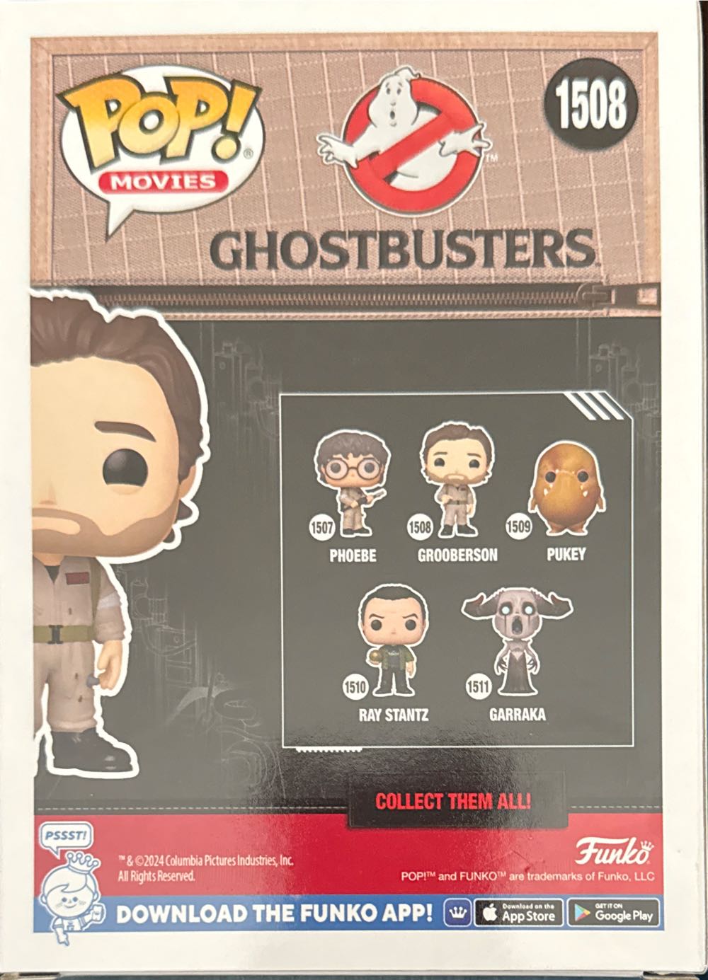 Ghost Busters: Grooberson, #1508 - Ghostbusters vinyl figure collectible [Barcode 889698789844] - Main Image 3