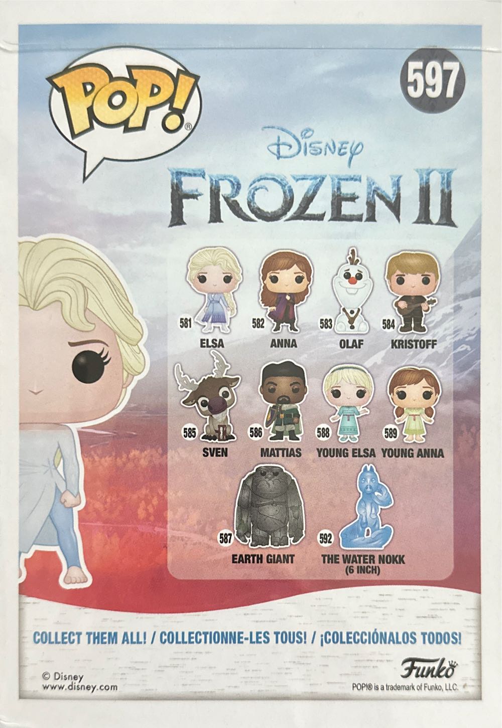 Elsa - Walmart Exclusive - Disney vinyl figure collectible [Barcode 889698496001] - Main Image 3