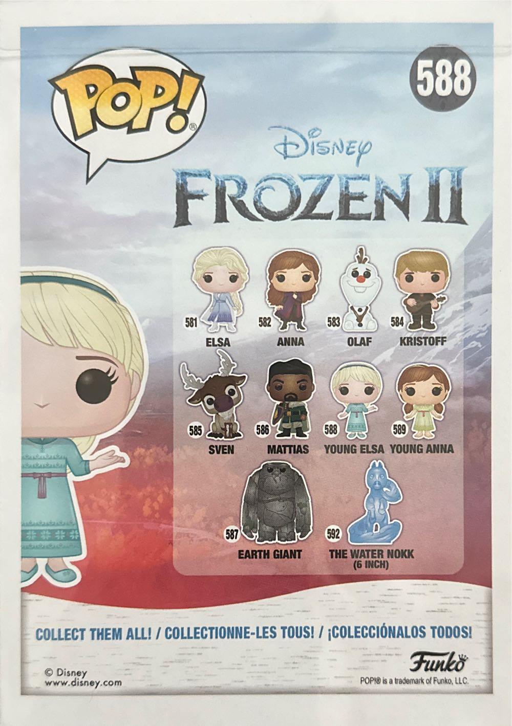 Young Elsa - Frozen vinyl figure collectible - Main Image 2