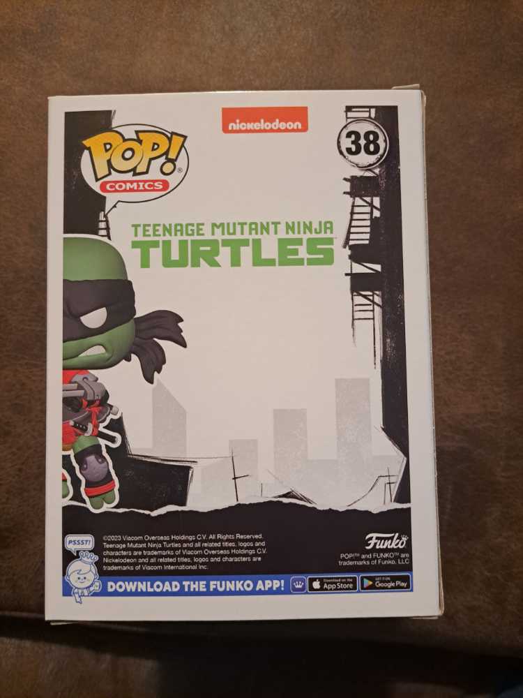 TMNT: Dark Leonardo, #38 - Teenage Mutant Ninja Turtles vinyl figure collectible [Barcode 889698769143] - Main Image 2