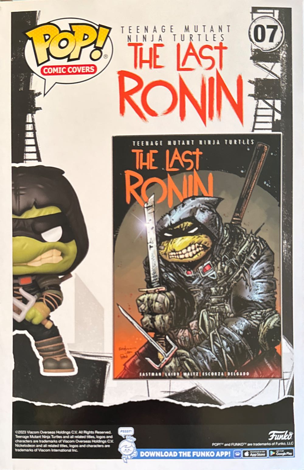 TMNT, Comic: Last Ronin, #07 - Teenage Mutant Ninja Turtles vinyl figure collectible [Barcode 889698767804] - Main Image 2