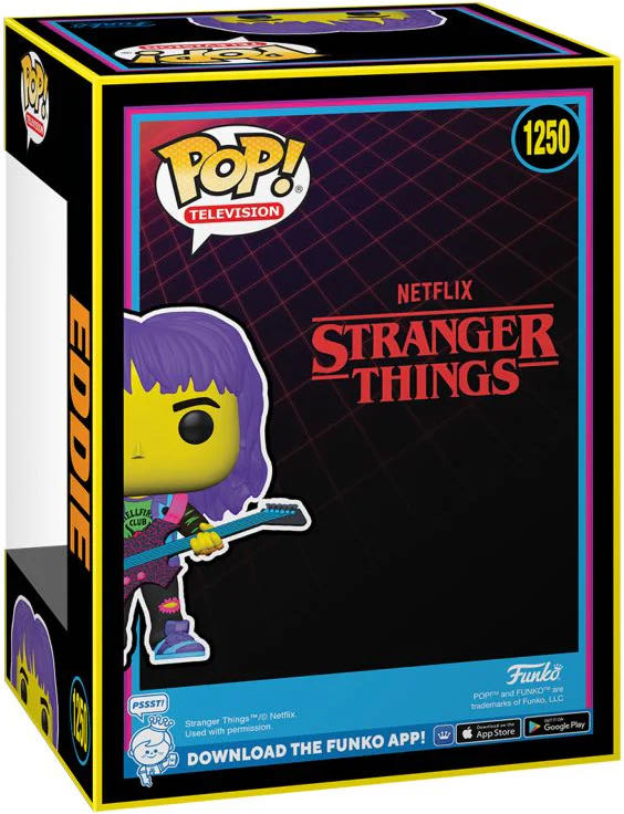 Eddie - Stranger Things vinyl figure collectible [Barcode 889698815482] - Main Image 2