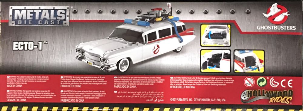 Ghostbusters Ecto-1 - Hollywood Rides - Ghostbusters vinyl figure collectible [Barcode 801310997314] - Main Image 2