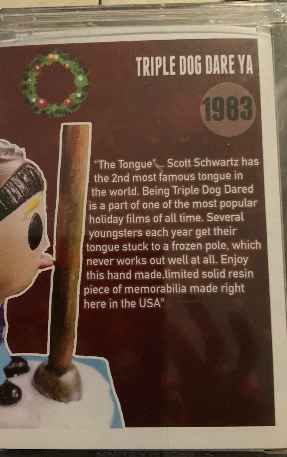 Triple Dog Dare Ya- The Tongue - A Christmas Story vinyl figure collectible - Main Image 3