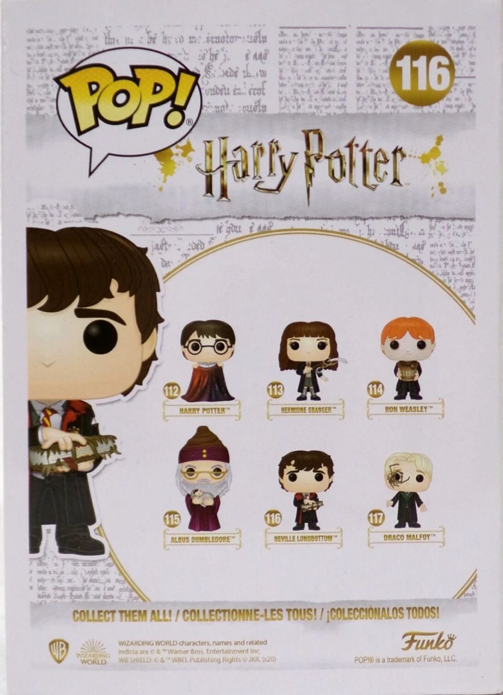 Neville Longbottom (Monster Book Of Monsters) - Harry Potter vinyl figure collectible [Barcode 889698480680] - Main Image 2