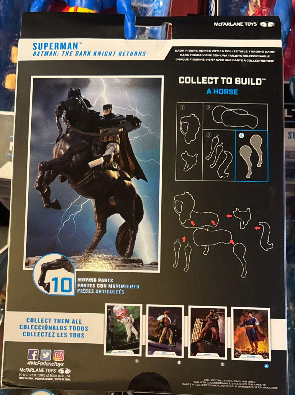 DC Multiverse Batman The Dark Knight Returns: Superman With Build A Horse  vinyl figure collectible [Barcode 787926154399] - Main Image 3