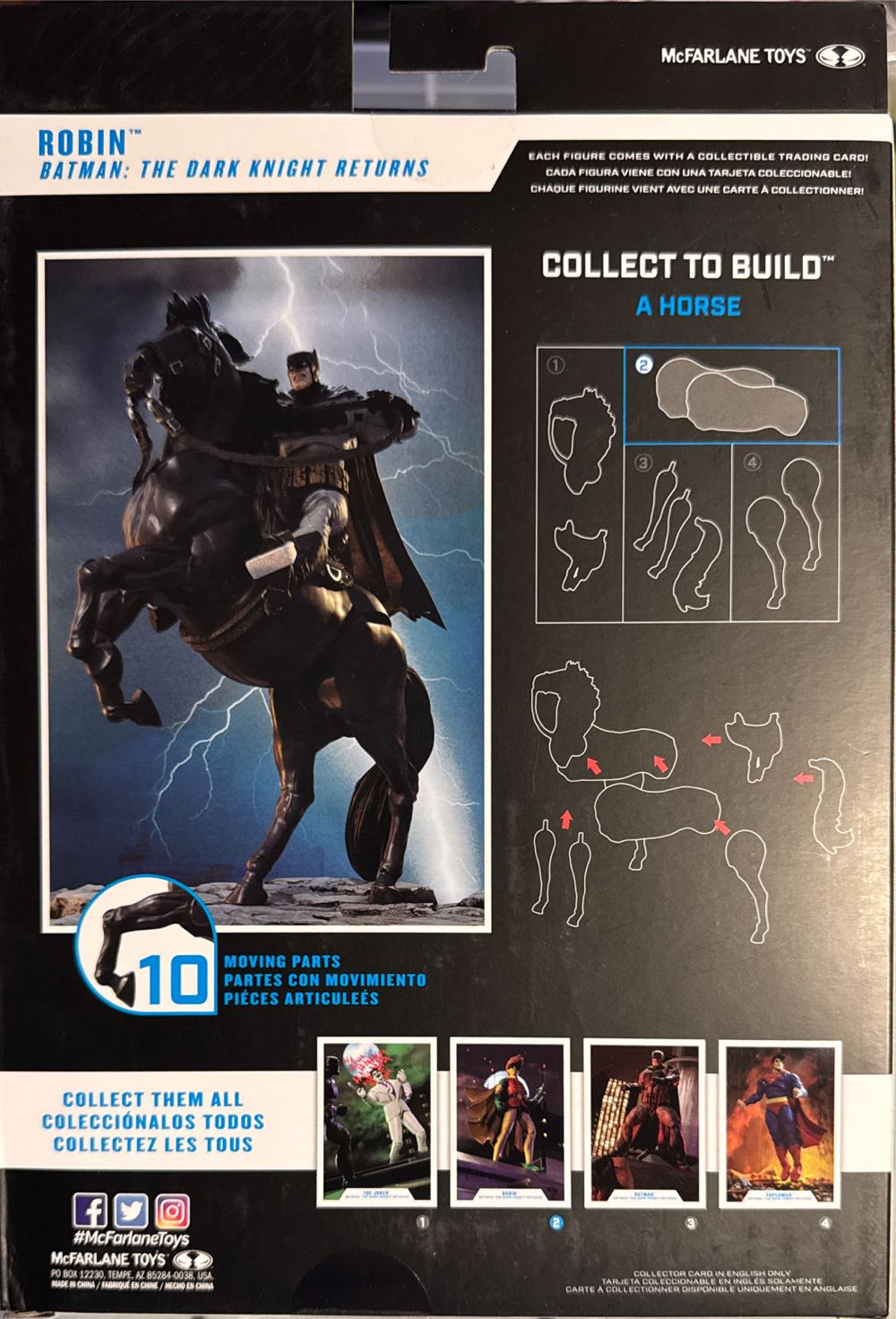 DC Multiverse Batman The Dark Knight Returns: Robin (CHASE) With Build A Horse  vinyl figure collectible [Barcode 787926154368] - Main Image 3