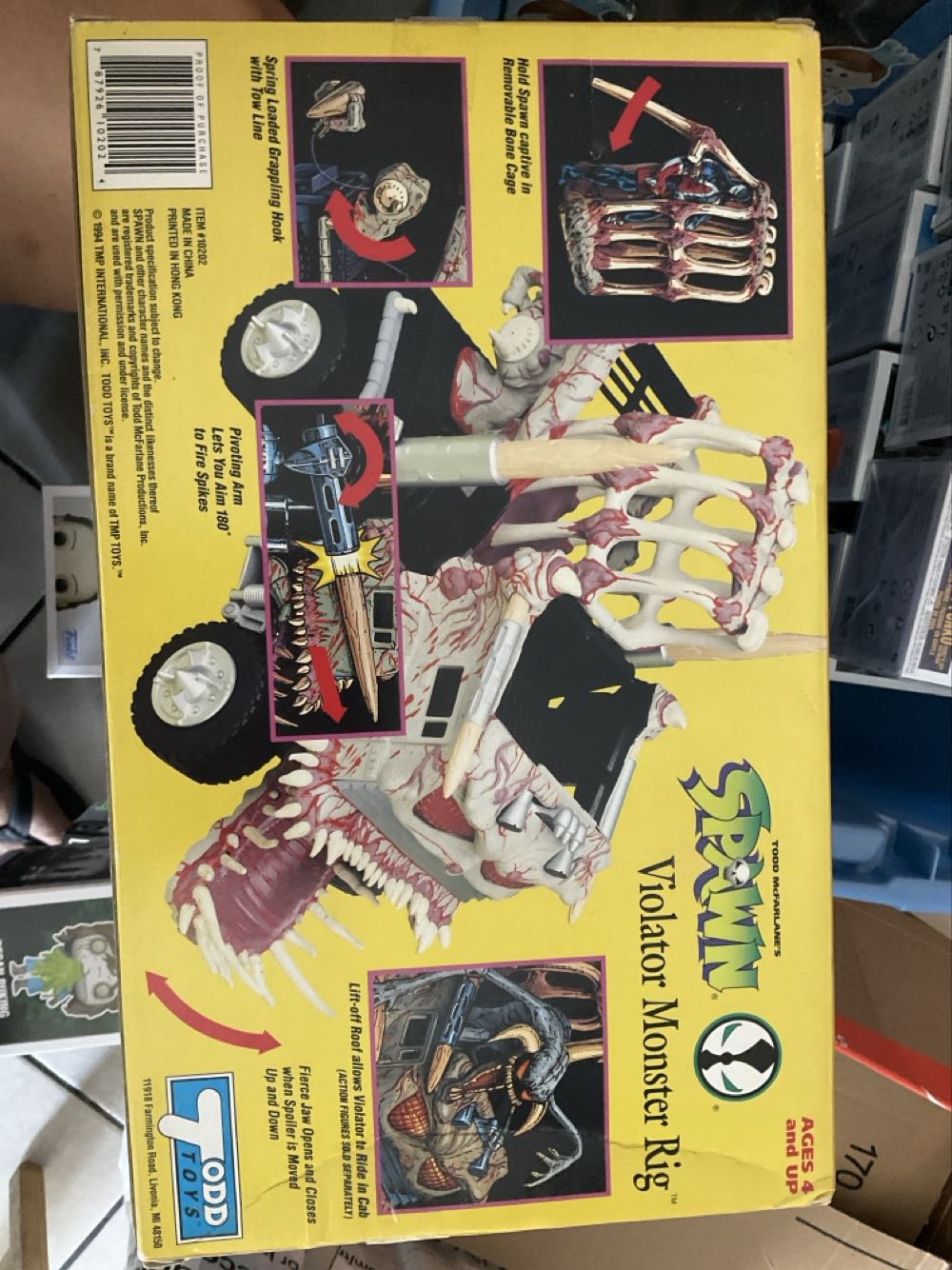 Violator Monster Rig W Special Edition Comic New! New Book W Comic Box Sealed-Mcfarlane Vintage Todd Mcfarlane’s Spawn  vinyl figure collectible [Barcode 787926102024] - Main Image 2