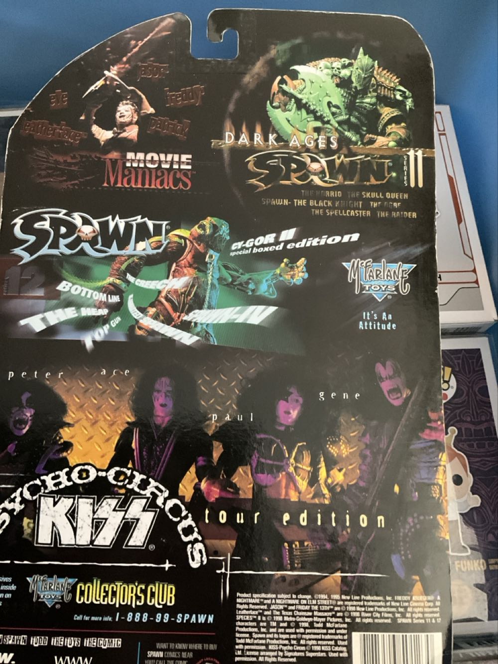 Paul Stanley Action Kiss Tour Paul Psycho New Of 4 Demon Star Sealed-Vintage Mcfarlane Mcfarlane Kiss Circus Tour Edition - Kiss vinyl figure collectible [Barcode 787926501230] - Main Image 3