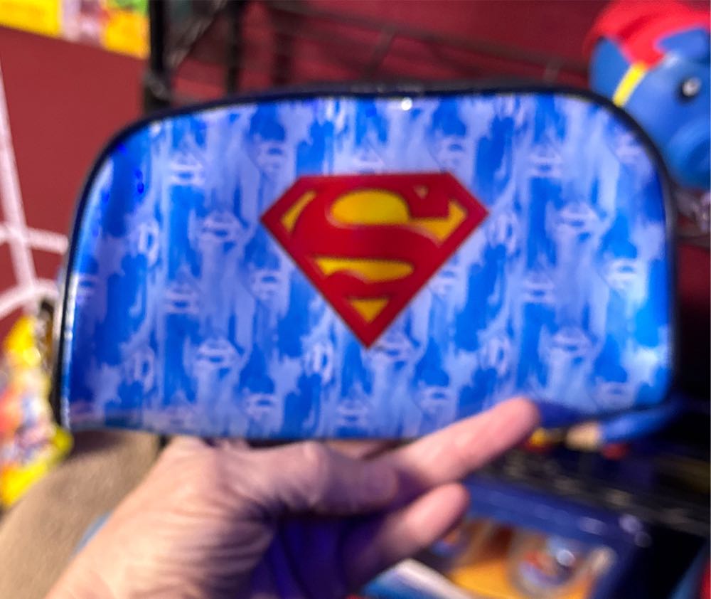Superman Pencil Pouch  vinyl figure collectible [Barcode 688955491106] - Main Image 2