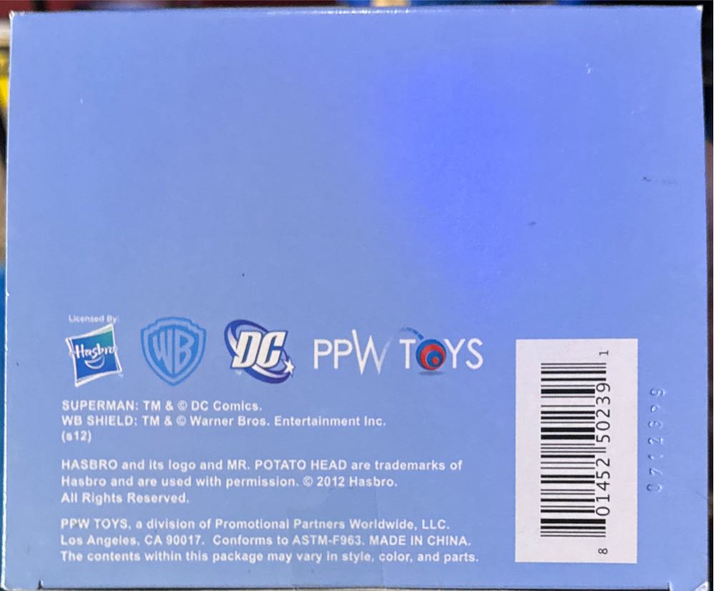 Mr Potato Head Superman Collectible  vinyl figure collectible [Barcode 801452502391] - Main Image 3