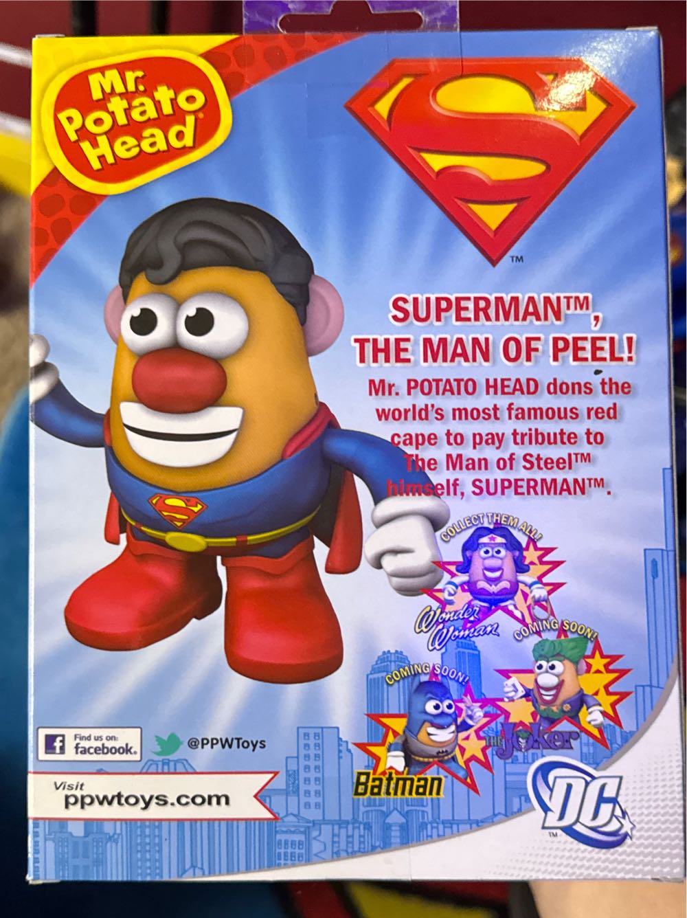 Mr Potato Head Superman Collectible  vinyl figure collectible [Barcode 801452502391] - Main Image 4