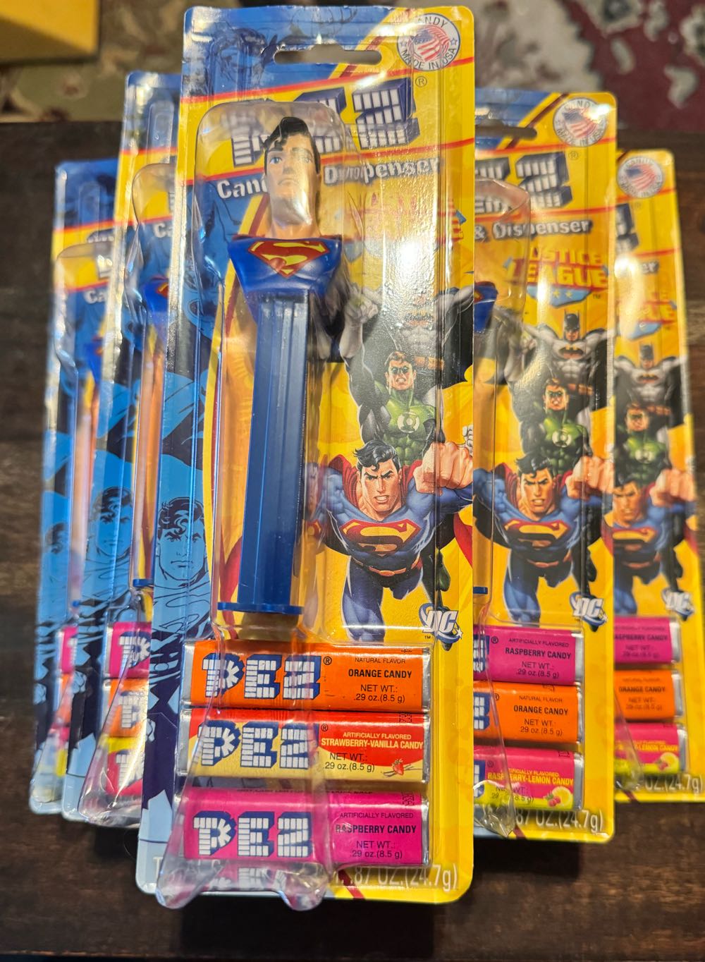 Justice League Superman Classic Pez Dispenser With Candy  vinyl figure collectible - Main Image 2