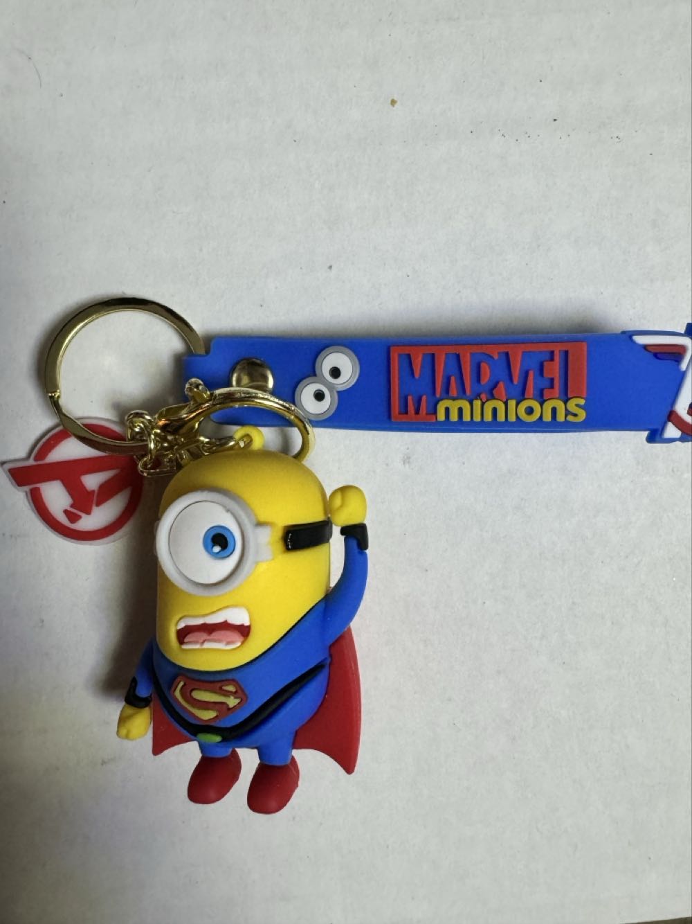Marvel Minions Superman Keychain  vinyl figure collectible - Main Image 2