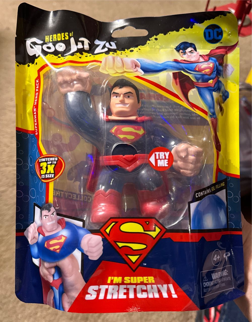Heroes Of Goo Jit Zu Dc Hero Pack Superman  vinyl figure collectible [Barcode 630996411810] - Main Image 2