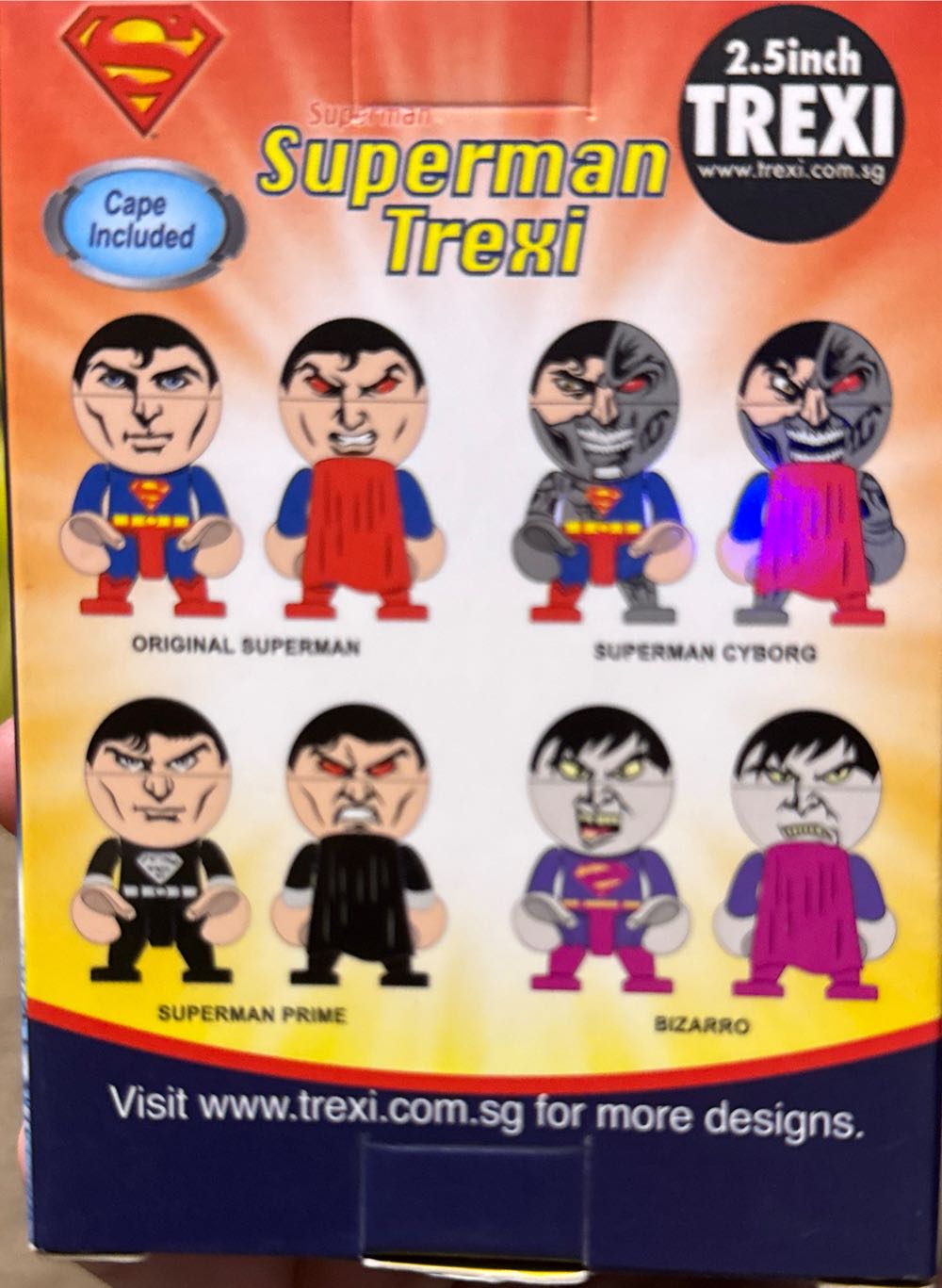 Dc Bizarro Trexi Superman  vinyl figure collectible [Barcode 8886413932228] - Main Image 2