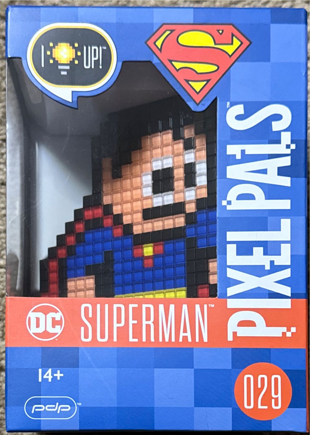Pdp Pixel Pals Dc Comics Superman Collectible Lighted  vinyl figure collectible [Barcode 708056061234] - Main Image 2