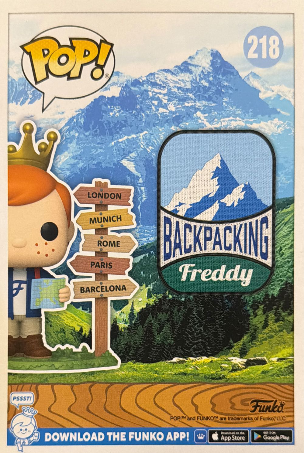 Funko -218- Backpacking Freddy  vinyl figure collectible [Barcode 889698771092] - Main Image 2