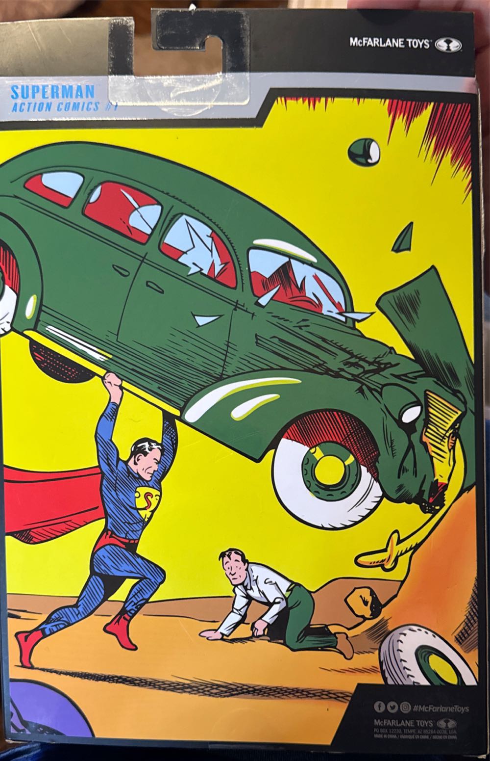 Mcfarlane Dc Multiverse Superman Action Comics #1 7in Figure Mcfarlane Collector Edition  vinyl figure collectible [Barcode 787926170092] - Main Image 3