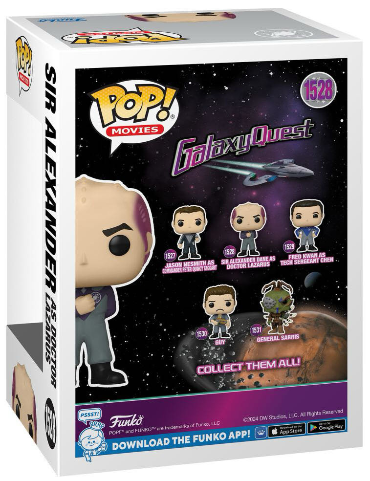1528 Sir Alexander As Doctor Lazarus - Galaxy Quest vinyl figure collectible [Barcode 889698759663] - Main Image 3