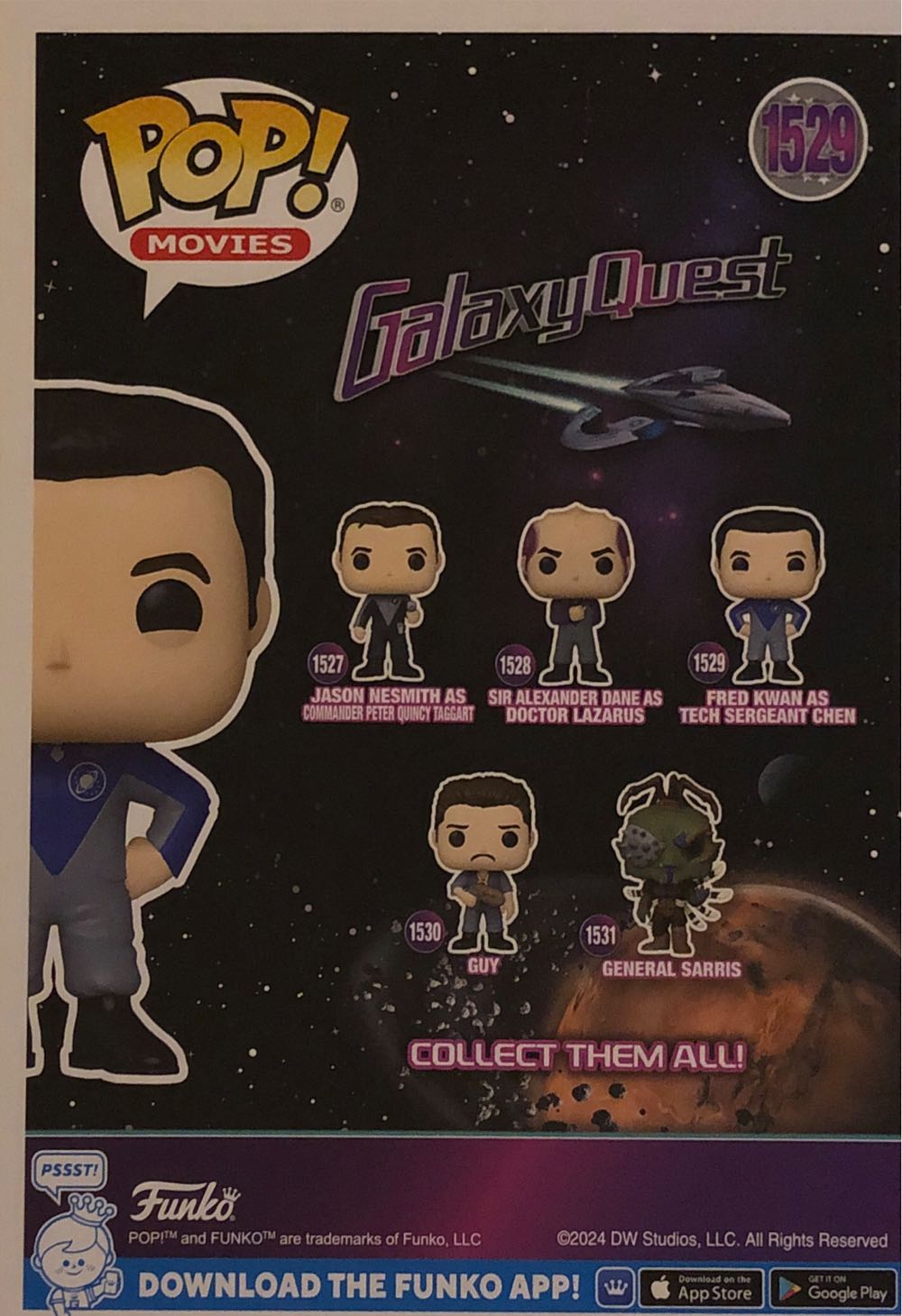 Fred Kwan As Tech Sergeant Chen - Galaxy Quest vinyl figure collectible [Barcode 889698759670] - Main Image 4