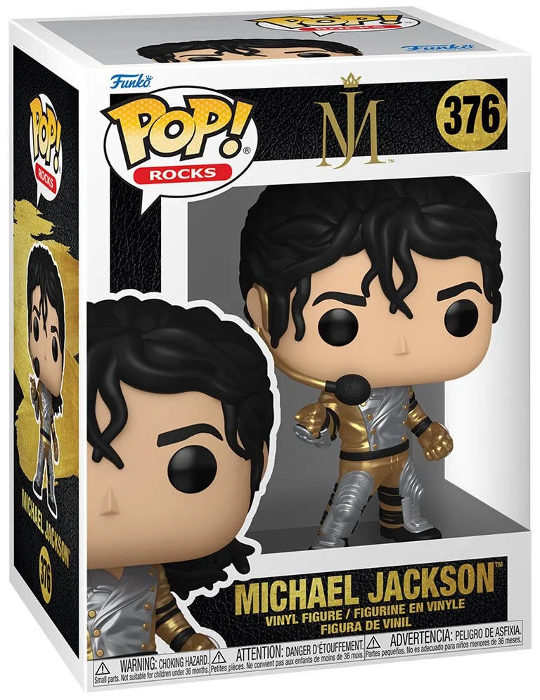 Michael Jackson - 376 - Funko Pop Rocks - Musicians vinyl figure collectible [Barcode 889698774307] - Main Image 2