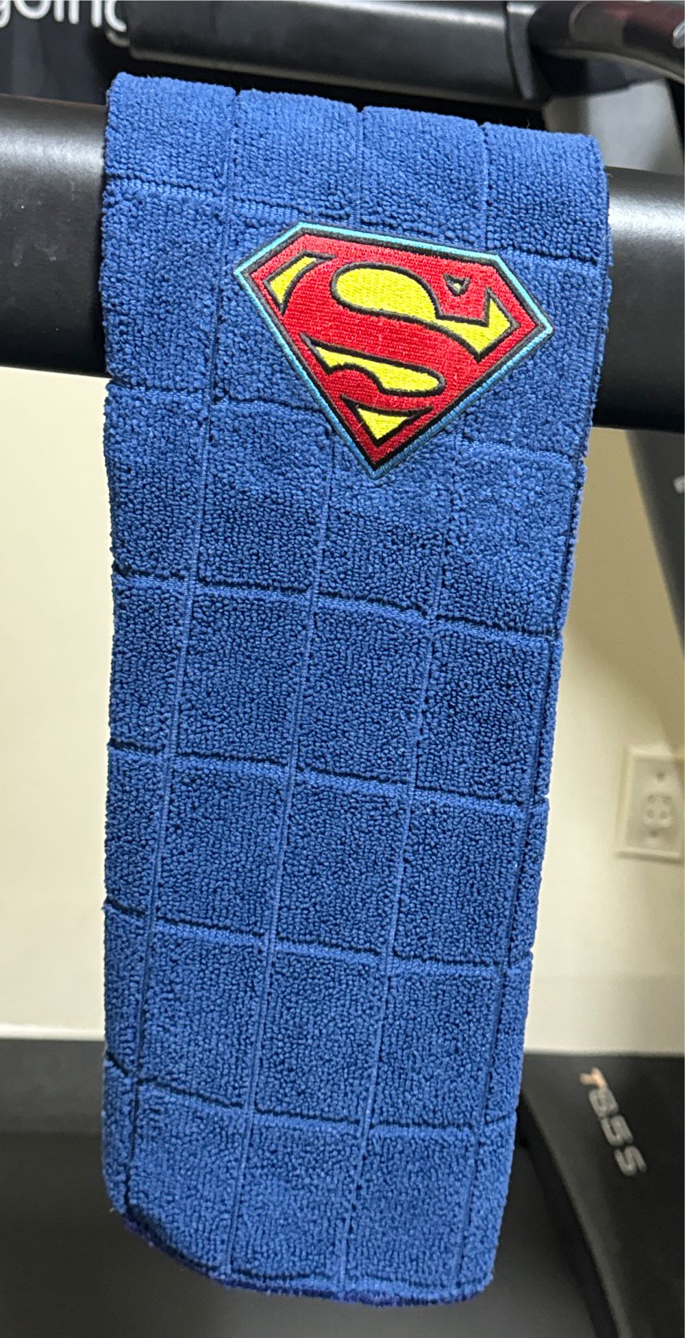 Hand Towel Superman Patch Applied  vinyl figure collectible - Main Image 2