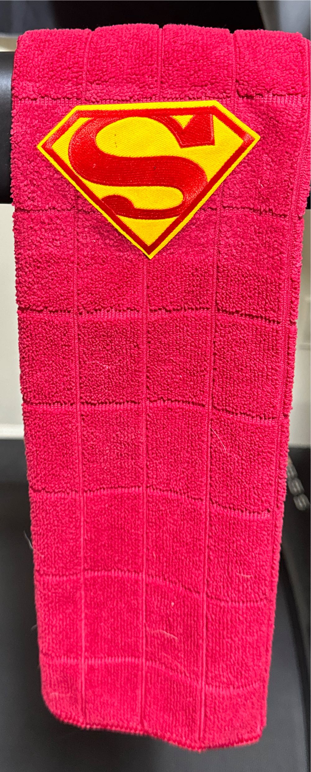 Hand Towel Superman Patch Applied  vinyl figure collectible - Main Image 3