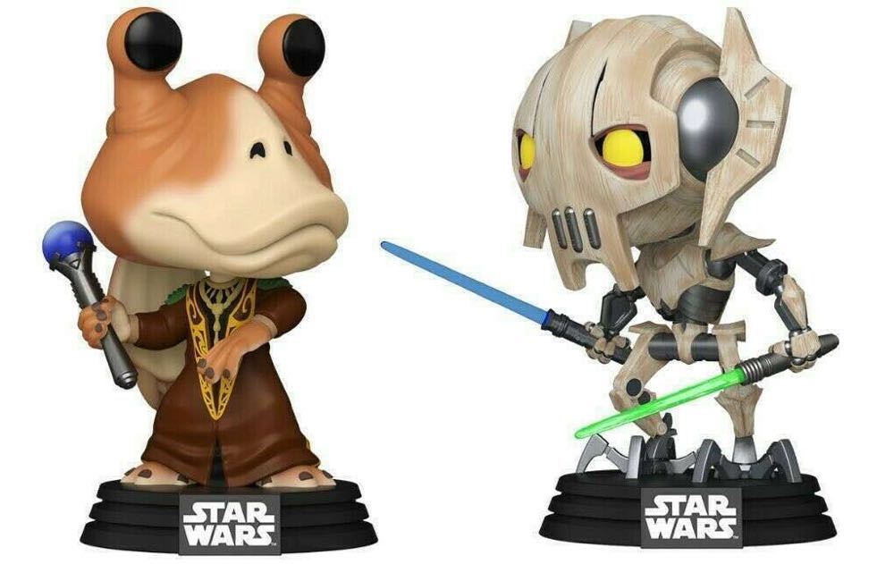 Jar Jar Binks Vs. General Grievous - Star Wars: Clone Wars vinyl figure collectible [Barcode 889698768627] - Main Image 3