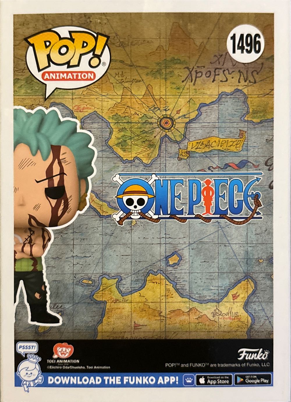 Roronoa Zoro (Nothing Happened) - One Piece vinyl figure collectible [Barcode 889698768795] - Main Image 3