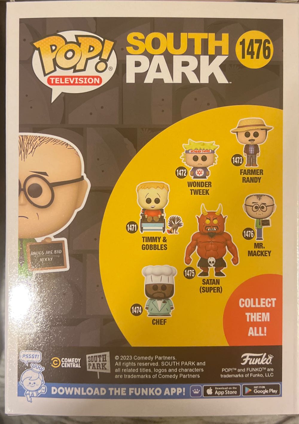 Mr. Mackey With Sign - South Park vinyl figure collectible [Barcode 889698756723] - Main Image 2