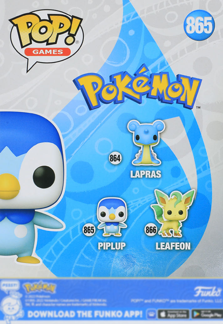 Piplup Pop 865  vinyl figure collectible - Main Image 4