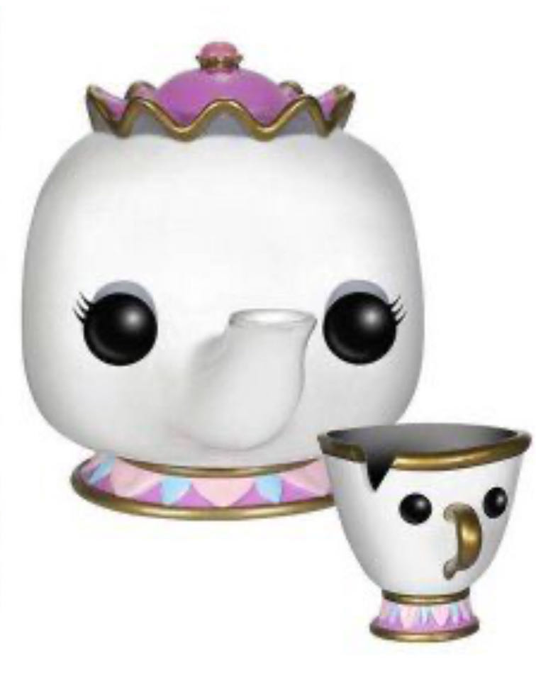 92 - Mrs. Potts and Chip - Beauty and the Beast vinyl figure collectible - Main Image 2