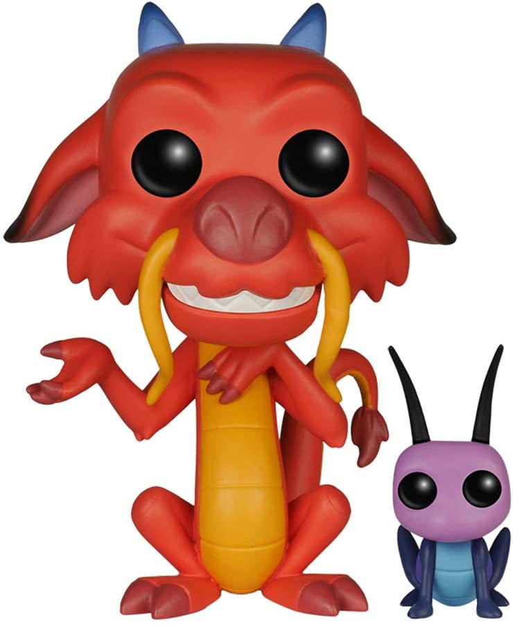 167 - Mushu & Cricket - Mulan vinyl figure collectible - Main Image 2